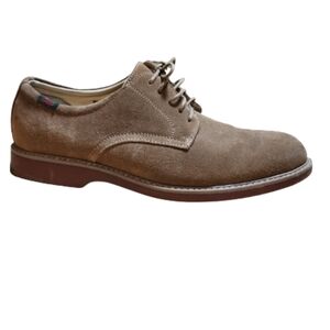 Bass  passadena tan suede leather oxford shoes size 12W color tan